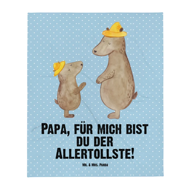 Babydecke Bären mit Hut