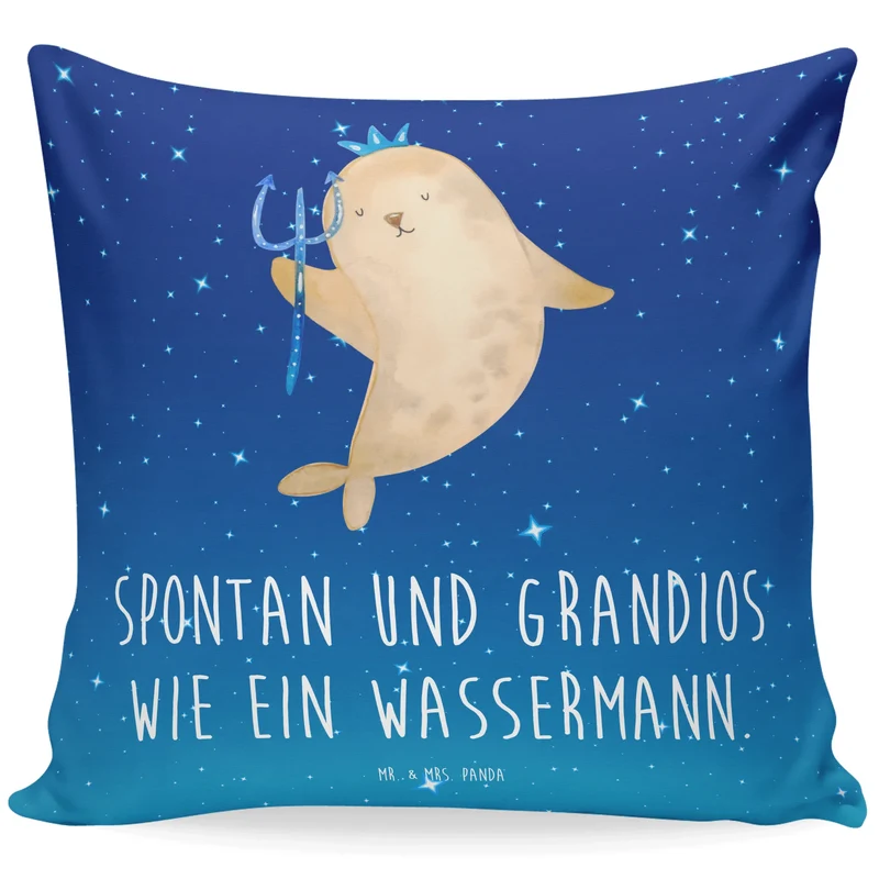 40x40 Kissen Sternzeichen Wassermann