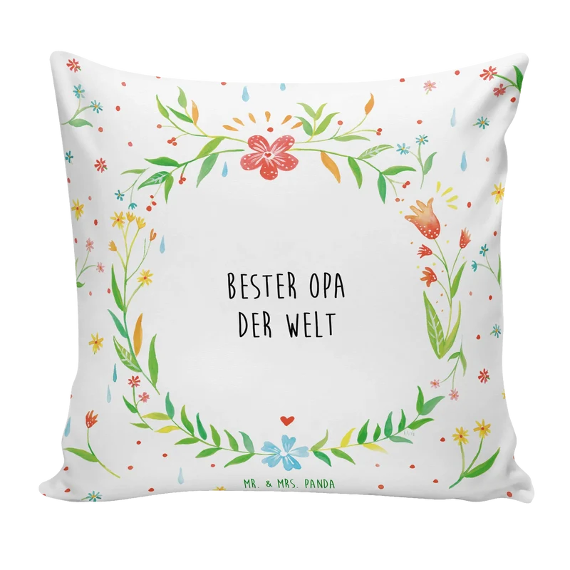 40x40 Kissen Opa