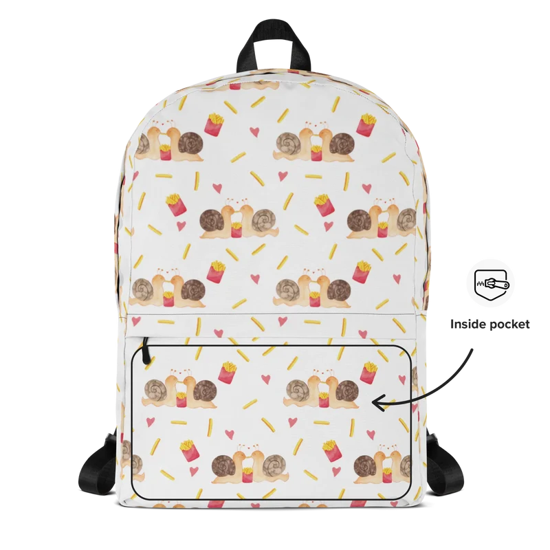 Rucksack Schnecken Liebe Muster