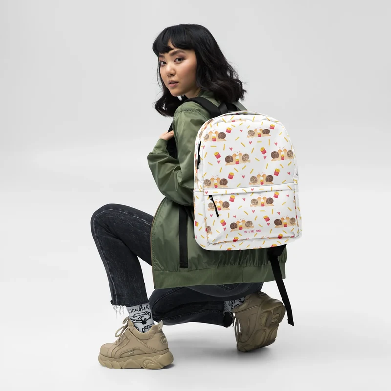 Rucksack Schnecken Liebe Muster