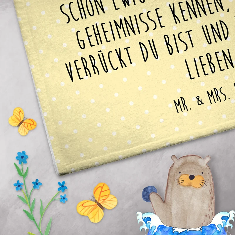 Gästehandtuch Igel Seilhüpfen