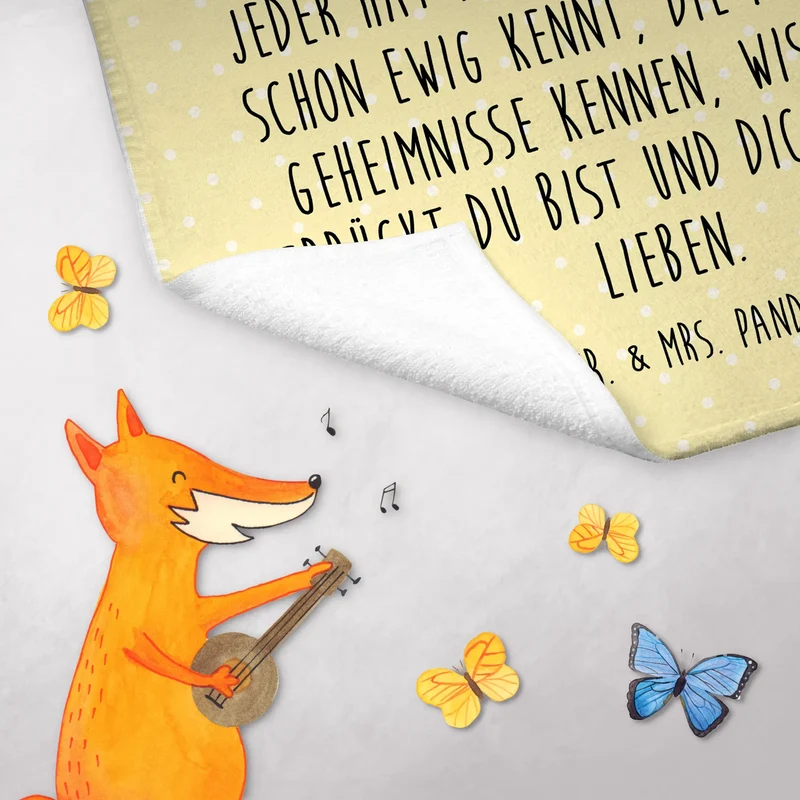Gästehandtuch Igel Seilhüpfen