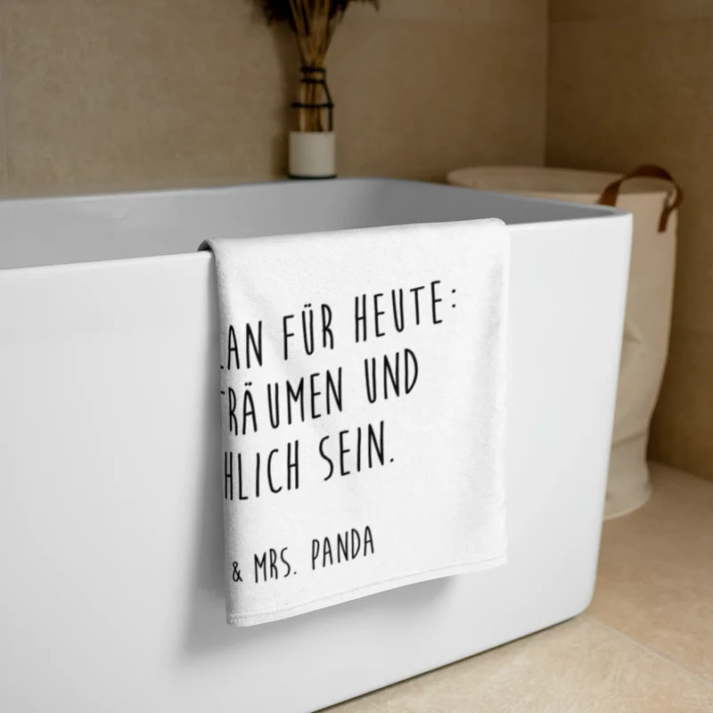 XL Badehandtuch Waschbär