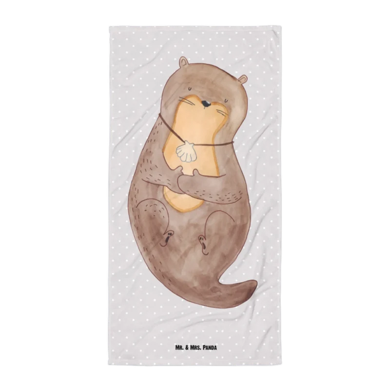 XL Badehandtuch Otter Muschel