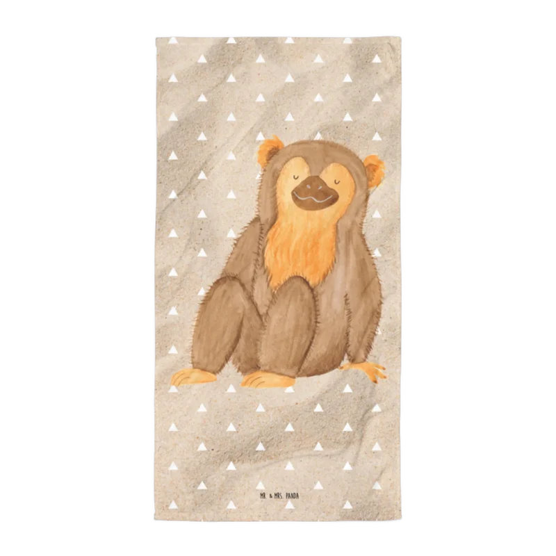 XL Badehandtuch Affe