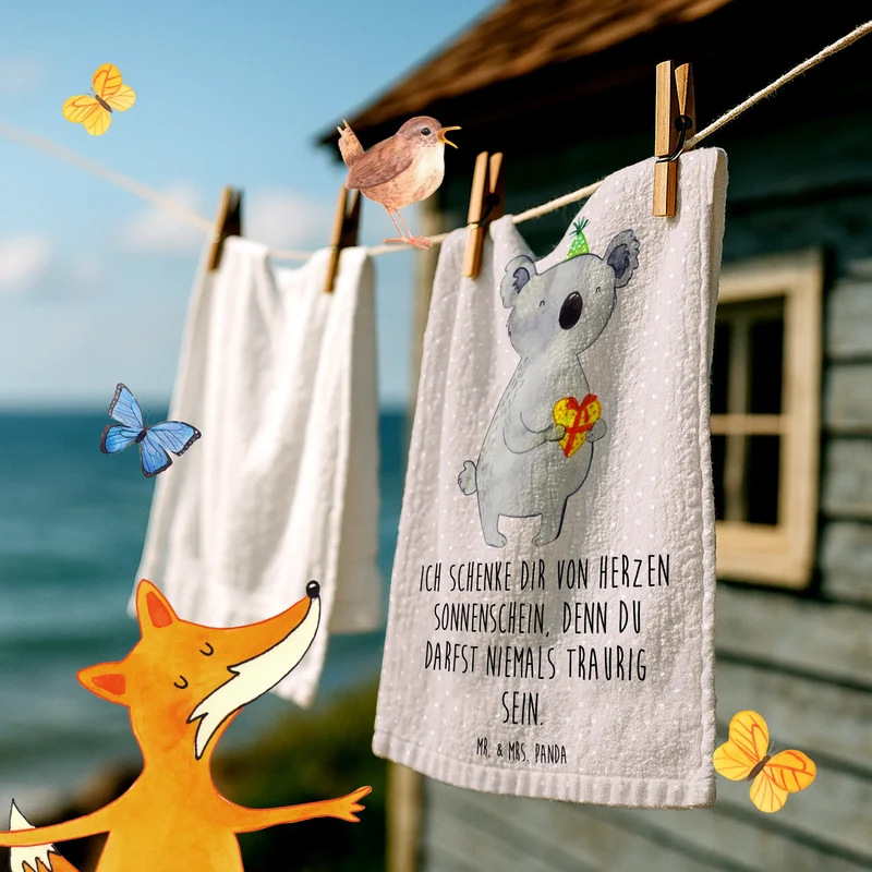 Gästehandtuch Koala Geschenk
