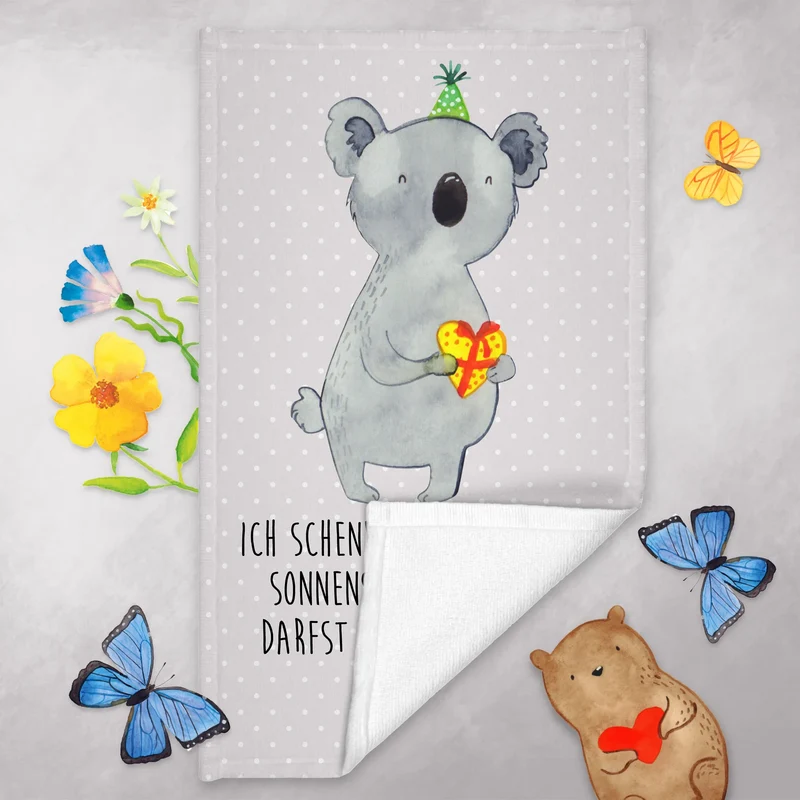 Gästehandtuch Koala Geschenk