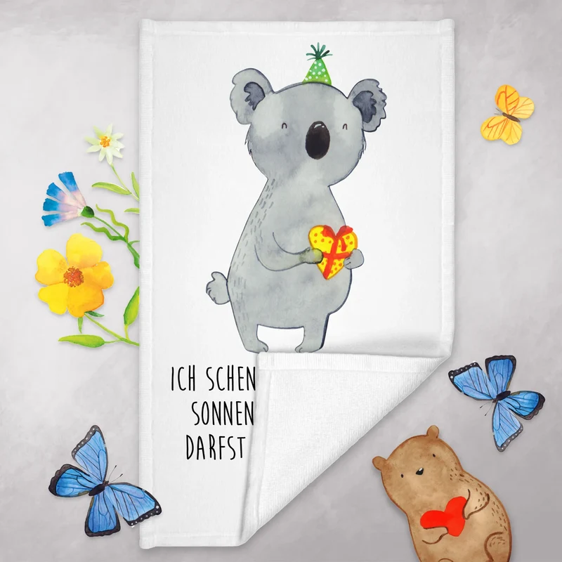 Gästehandtuch Koala Geschenk