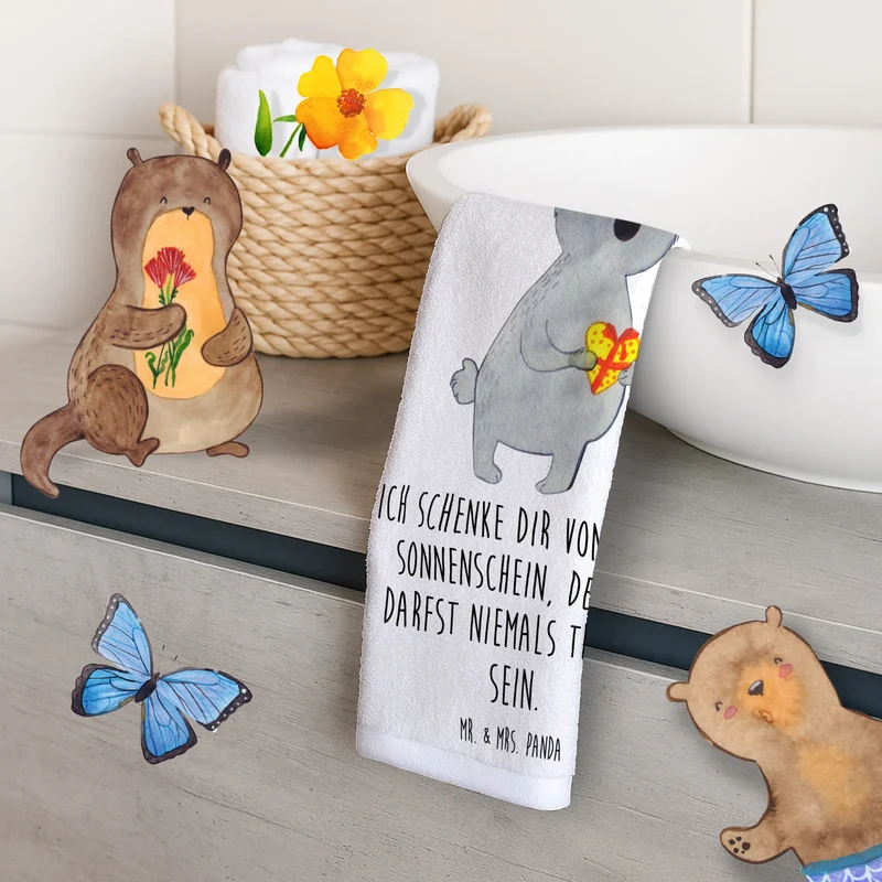Gästehandtuch Koala Geschenk