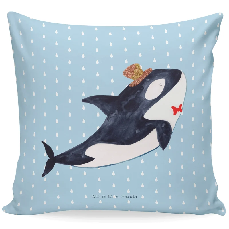 40x40 Kissen Orca Zylinder