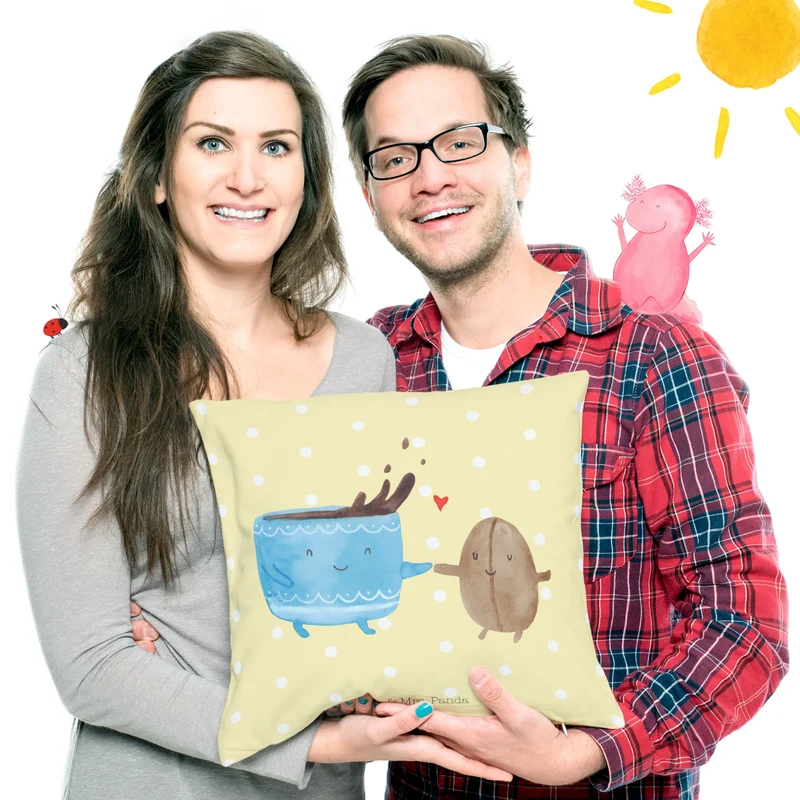 40x40 Kissen Kaffee Bohne