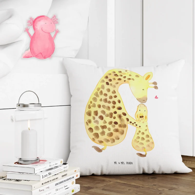 40x40 Kissen Giraffe Kind