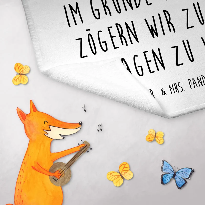 Gästehandtuch Igel Herzen