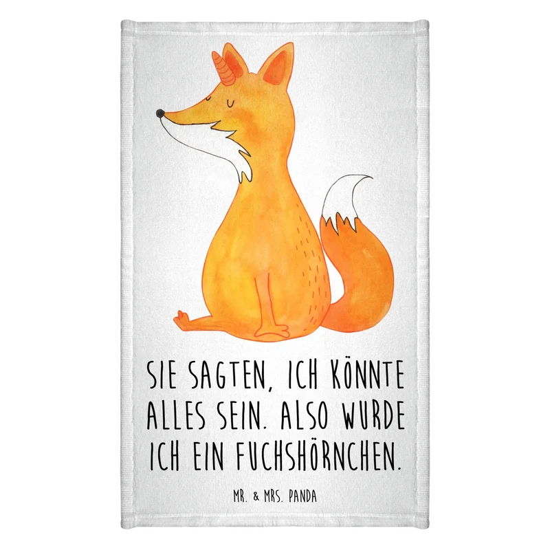 Gästehandtuch Einhorn Wunsch