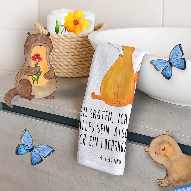 Gästehandtuch Einhorn Wunsch