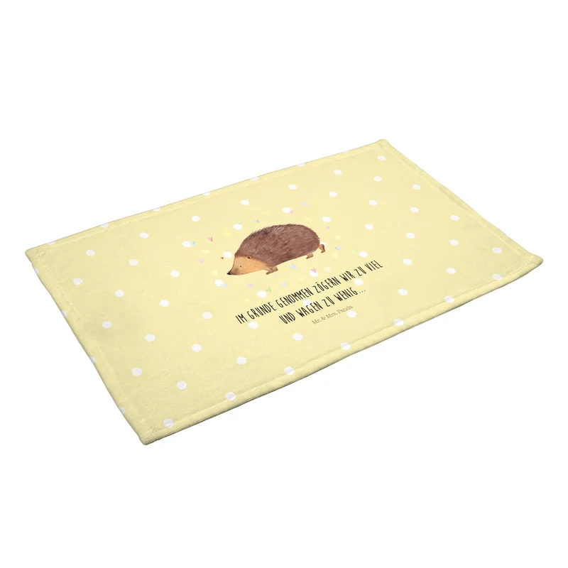 Handtuch Igel Herzen