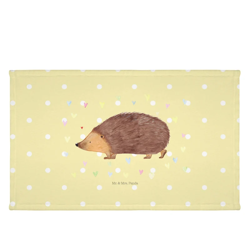 Handtuch Igel Herzen
