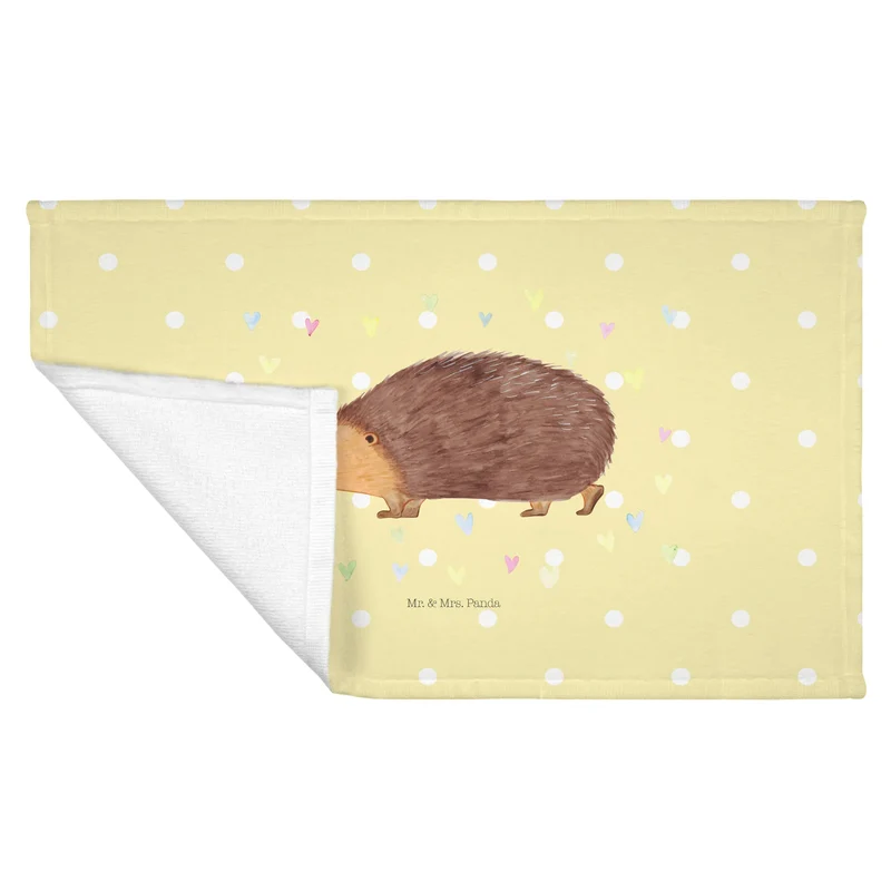 Handtuch Igel Herzen