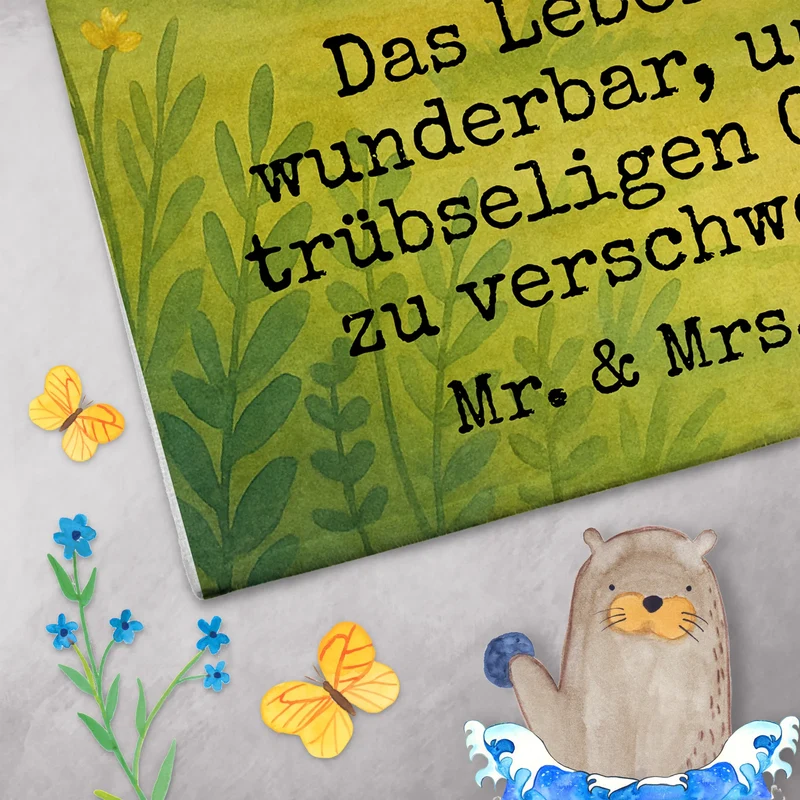 Gästehandtuch Wombat Design