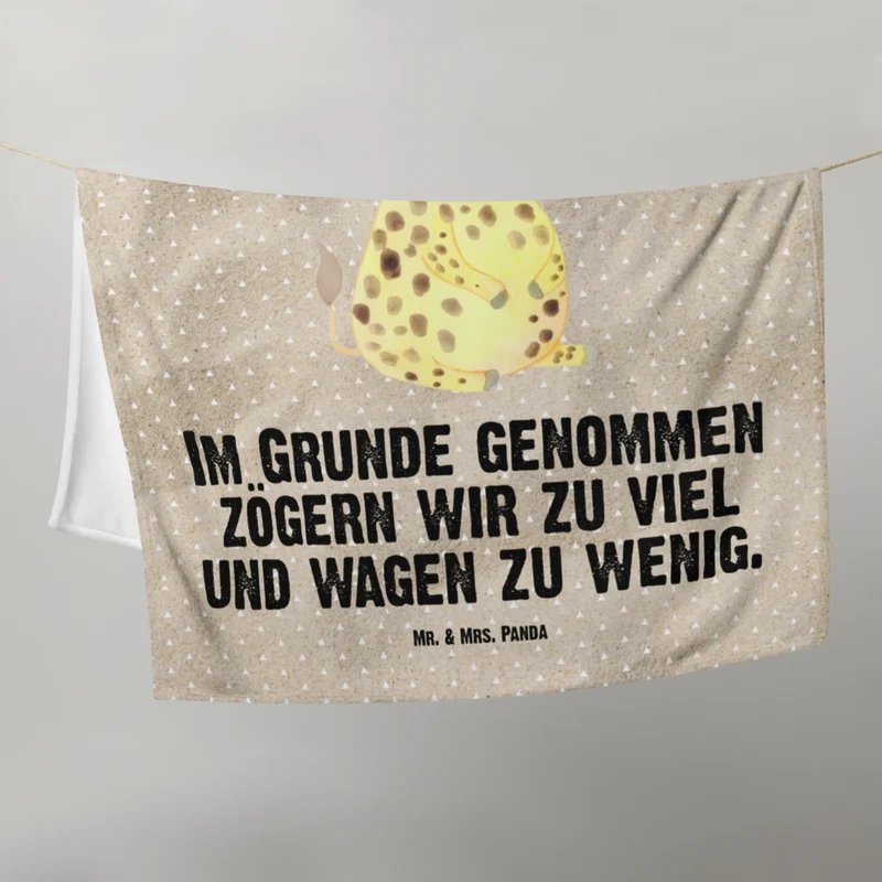 Babydecke Giraffe Zufrieden