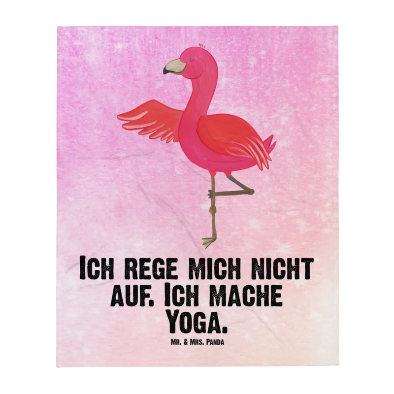 Babydecke Flamingo Yoga