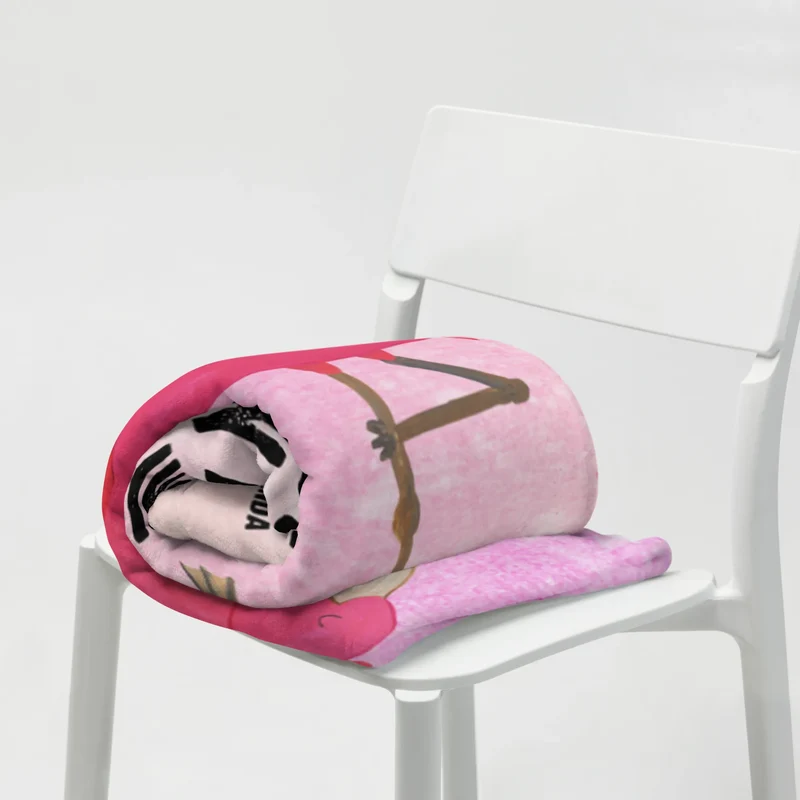 Babydecke Flamingo Yoga