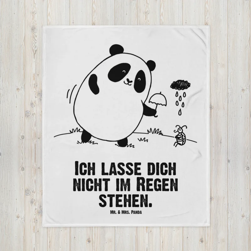 Babydecke Panda Zusammenhalt