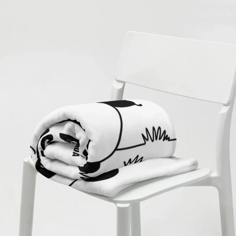 Babydecke Panda Zusammenhalt