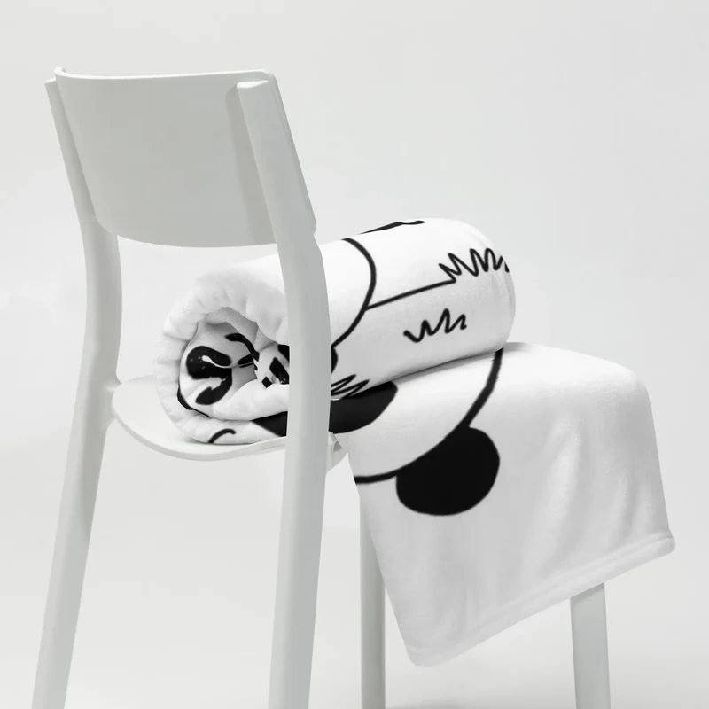Babydecke Panda Zusammenhalt