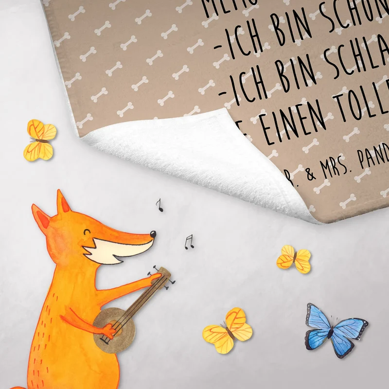 Gästehandtuch Corgi Po