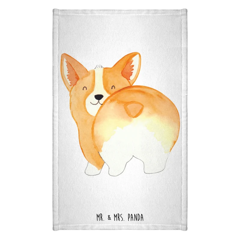 Gästehandtuch Corgi Po