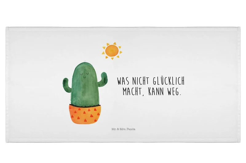 Handtuch Kaktus Sonne