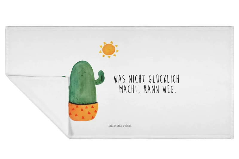 Handtuch Kaktus Sonne