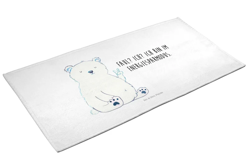 Handtuch Eisbär Faul