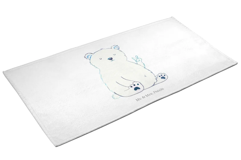 Handtuch Eisbär Faul