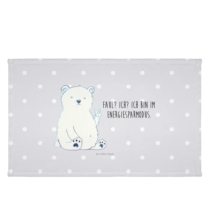 Handtuch Eisbär Faul