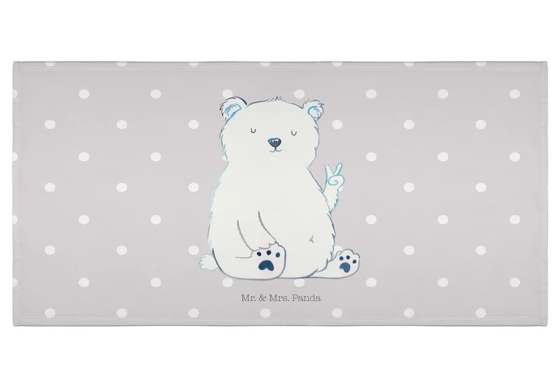 Handtuch Eisbär Faul