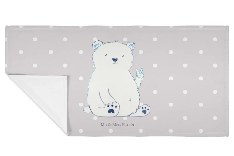 Handtuch Eisbär Faul
