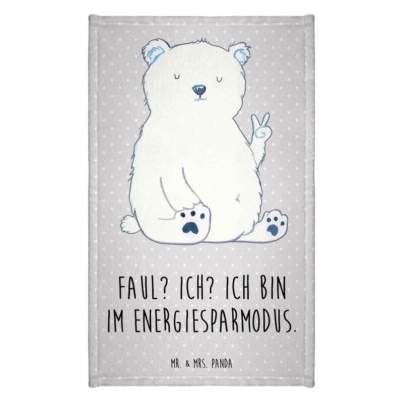 Gästehandtuch Eisbär Faul