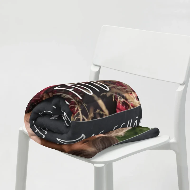 Personalisierte Foto Decke Pinguine Kuscheln