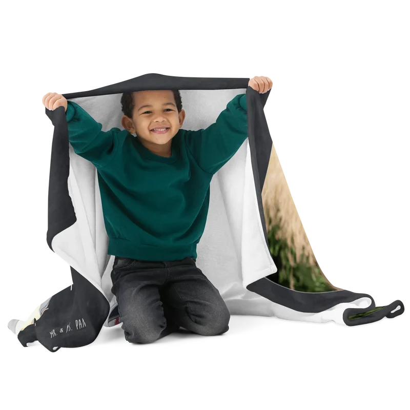 Personalisierte Foto Decke Pinguine Kuscheln