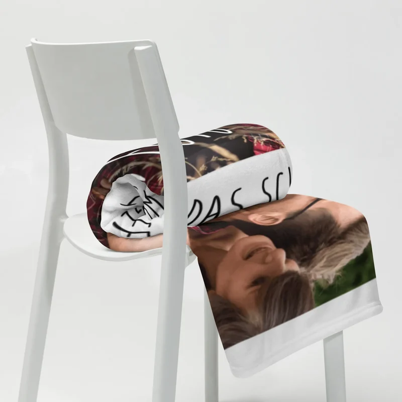 Personalisierte Foto Decke Pinguine Kuscheln
