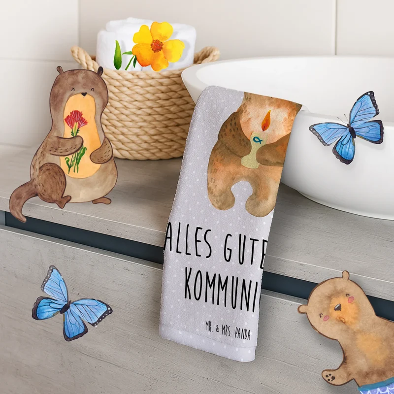 Gästehandtuch Bär Kommunion