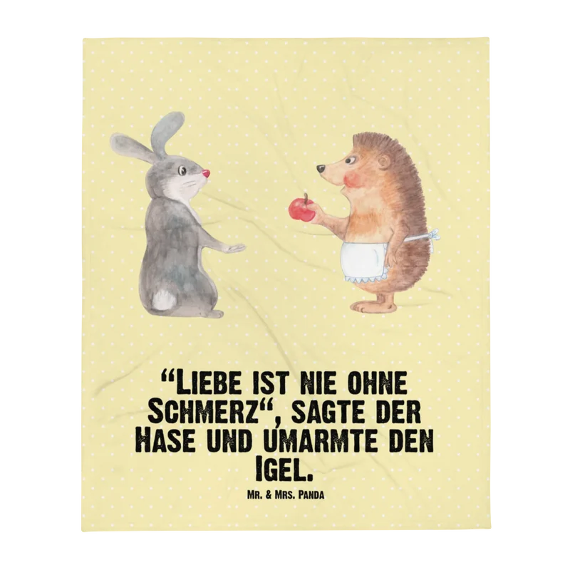 Babydecke Hase Igel