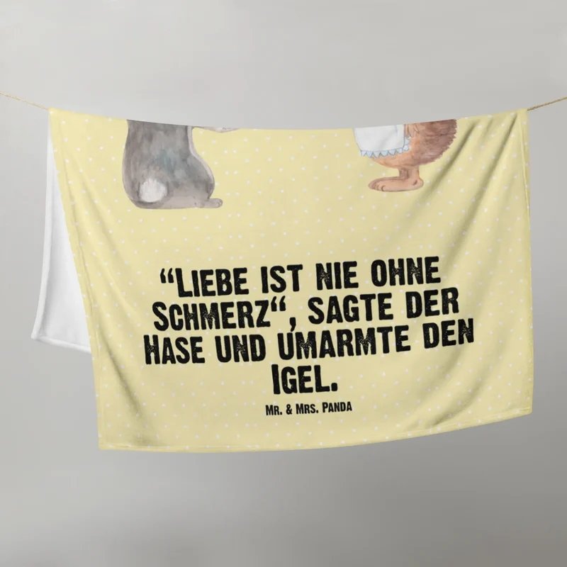Babydecke Hase Igel