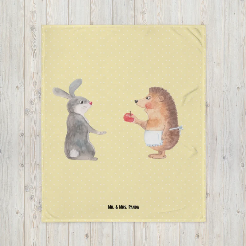 Babydecke Hase Igel