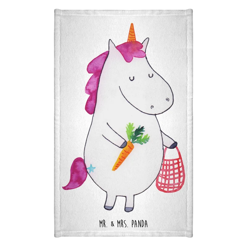 Gästehandtuch Einhorn Vegan