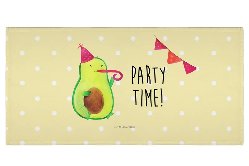 Handtuch Avocado Party Zeit
