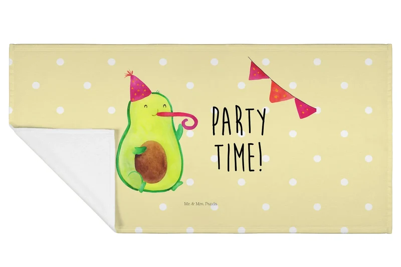 Handtuch Avocado Party Zeit